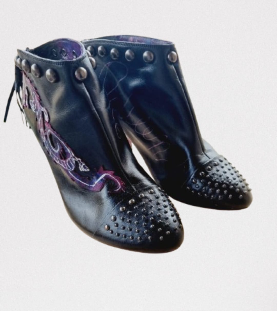 Drama queen leather boots